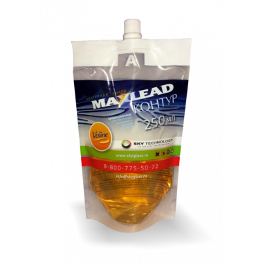 Контурная эмаль MAXLEAD прозрачный «контур А база» (0,25 литра)